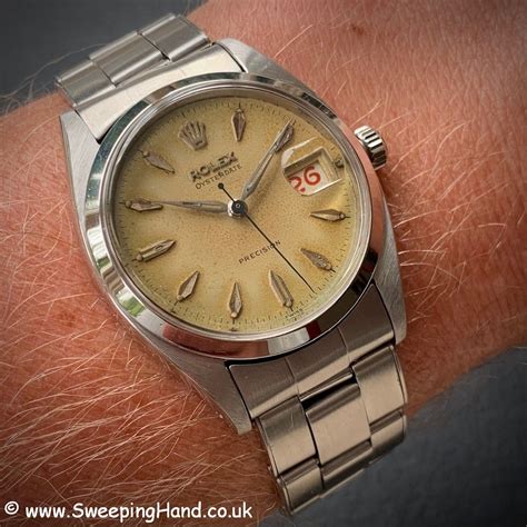 rolex oysterdate precision 1950s|Rolex oysterdate price.